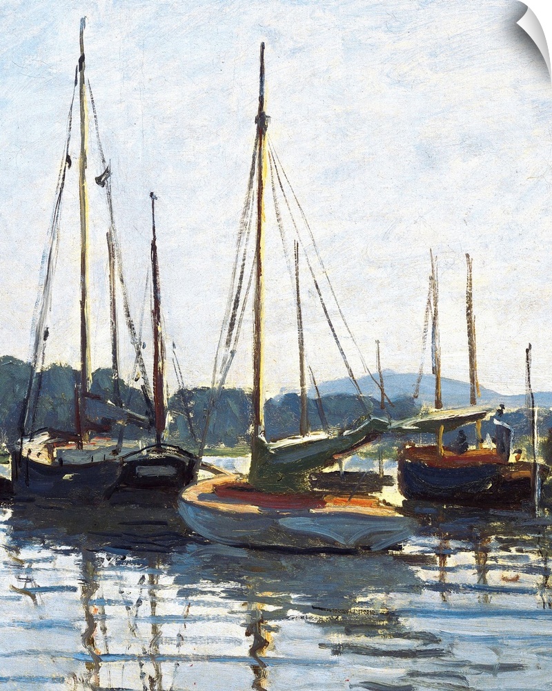 MONET, Claude (1840-1926). Pleasure Boats, Argenteuil. 1872-1873. Argenteuil. Impressionism. Oil on canvas. FRANCE. Paris....