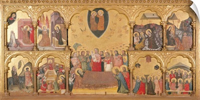 Polyptych Of The Domitio Virginis, By Pseudo Jacopino, C. 1330-1335. Bologna, Italy