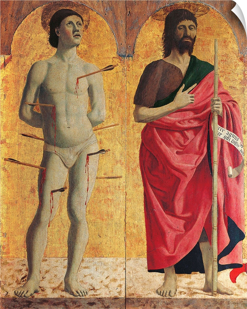 Polyptych of the Misericordia (or Virginn of the Mercy), by Pietro di Benedetto dei Franceschi known as Piero della France...