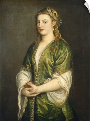 Portrait of a Lady, by Titian, 1555, Italian Venetian painting