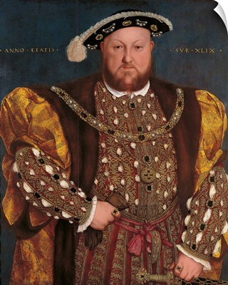 Portrait of Henry VIII, by Hans Holbein, c.1539-1540. Rome, Italy