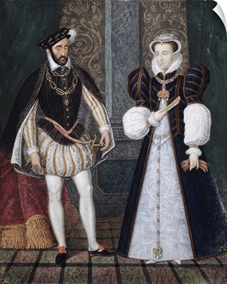 Portrait of King Henry II of France and Catherine de' Medici, c. 1550, French painting