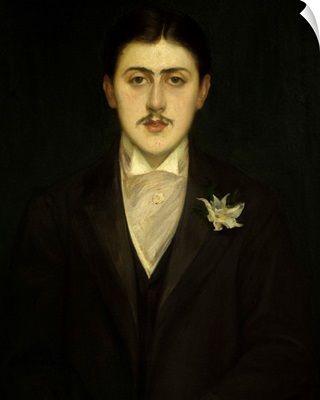 Portrait of Marcel Proust, By Jacques Emile Blanche