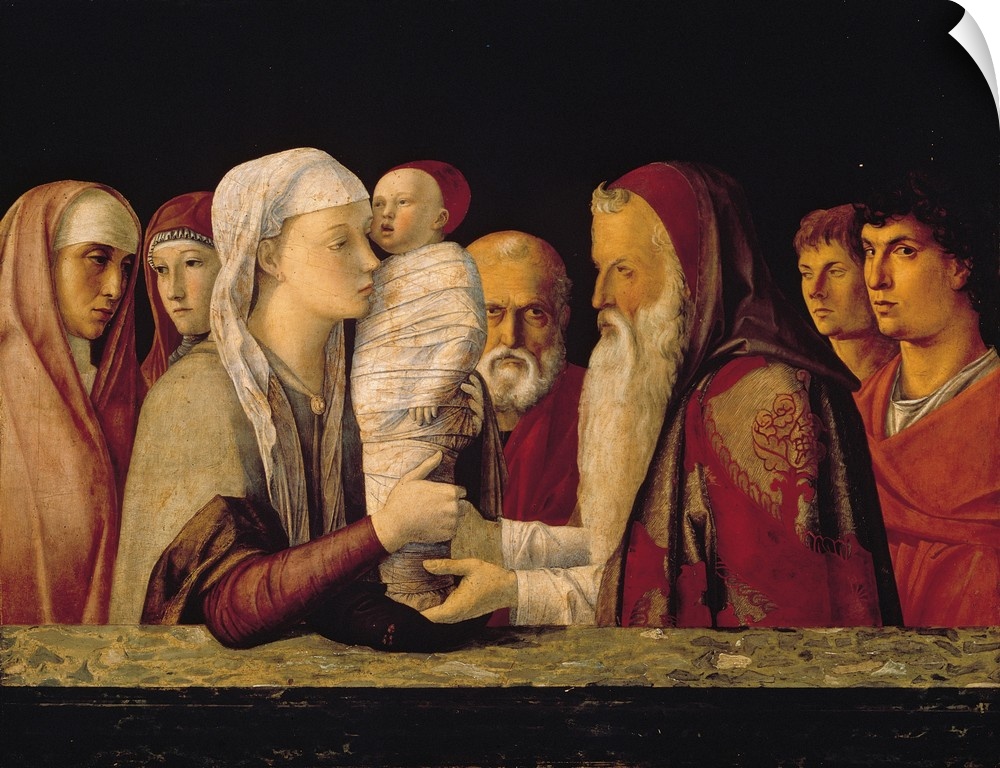 Presentation at the Temple, by Giovanni Bellini, 1460 - 1464, 15th Century, panel, cm 80 x 105 - Italy, Veneto, Venice, Qu...