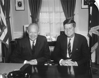 President Dwight Eisenhower Meets with President-elect John Kennedy