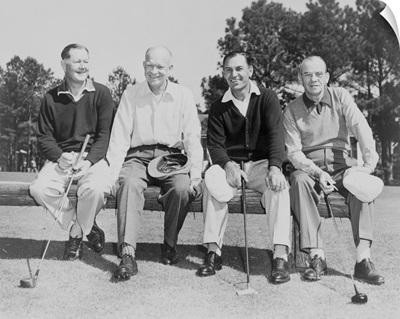 President Dwight Eisenhower with Golf Champions at Augusta, Georgia, c. 1953