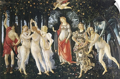 Primavera, by Botticelli, c. 1478, Uffizi Gallery, Florence, Italy