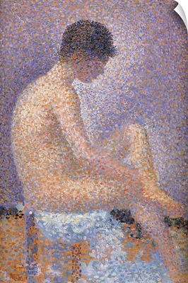Profile of a Model, by Georges Seurat, 1887. Musee d'Orsay, Paris, France