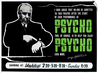 Psycho - Vintage Movie Poster