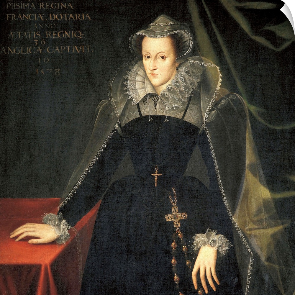 Mary (1542-1587). Queen of Scotland (1542-1567). Painting. -