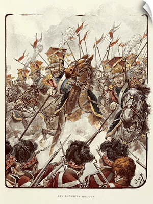 Red Lancers of the French Old Guard, From Book, 'The Old Guard'