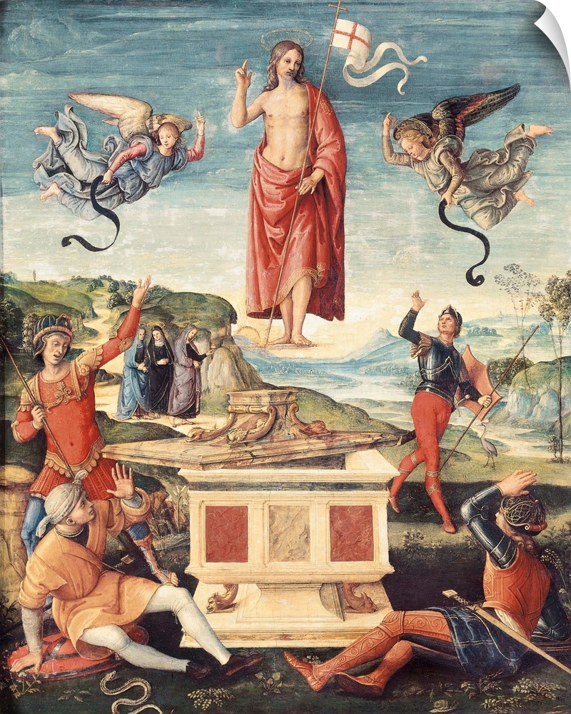 Raphael (1483-1520). Resurrection of Christ. 1499 - 1502. Renaissance art. Cinquecento. Oil on wood. BRAZIL. Sao Paulo. Sa...
