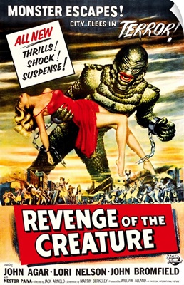 Revenge Of The Creature - Vintage Movie Poster