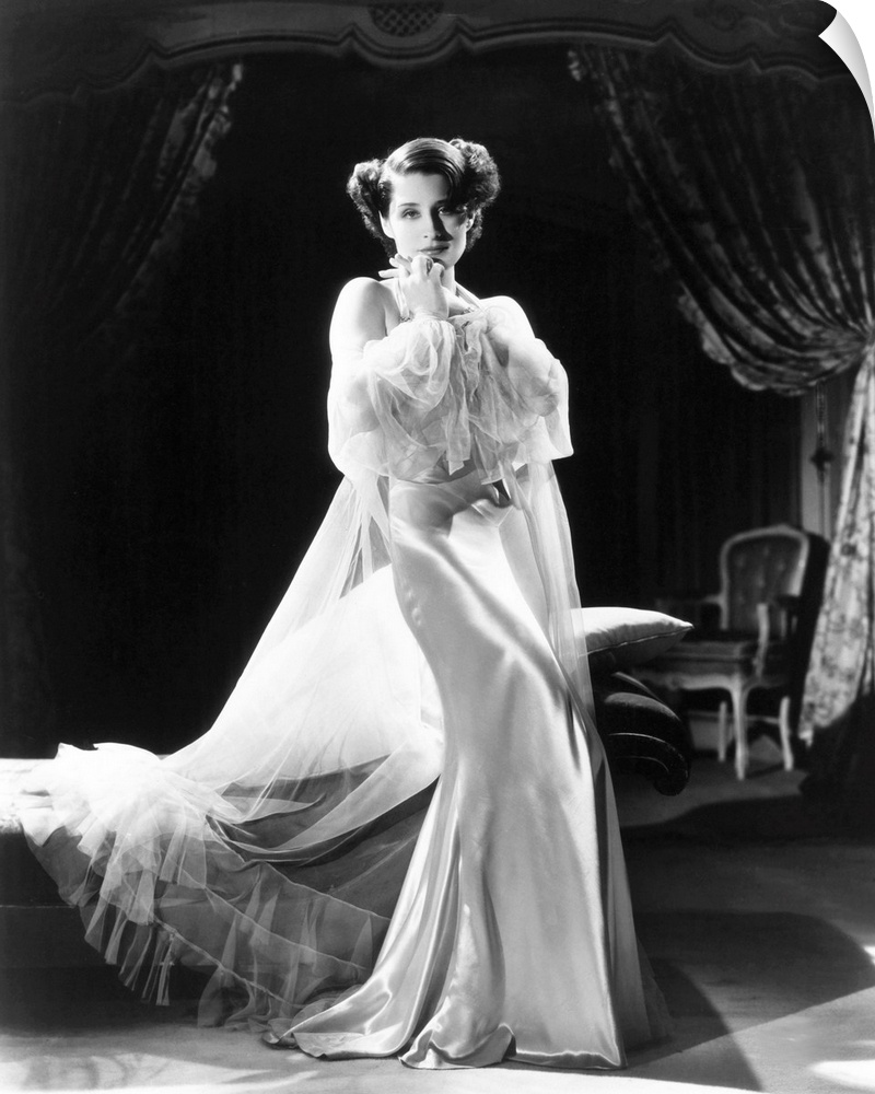 Riptide, Norma Shearer, In A Negligee By Adrian, 1934.