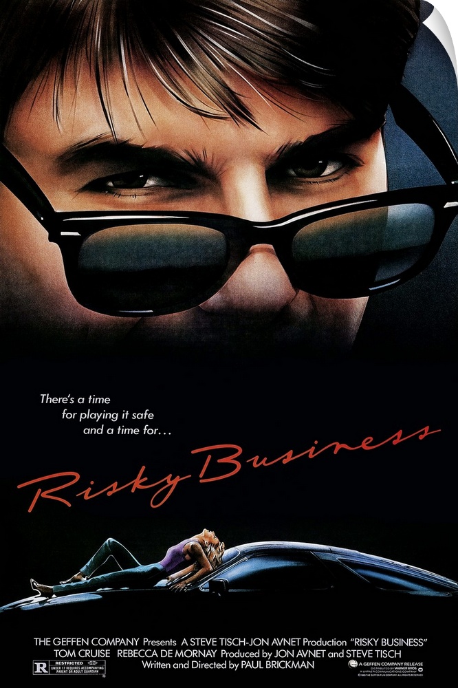 RISKY BUSINESS, Tom Cruise, Rebecca De Mornay, 1983. (c)Warner Bros. Courtesy: Everett Collection.