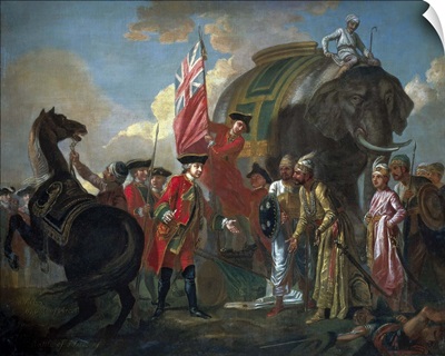 Robert Clive and Mir Jaffier after the Battle of Plassey. Francis Hayman