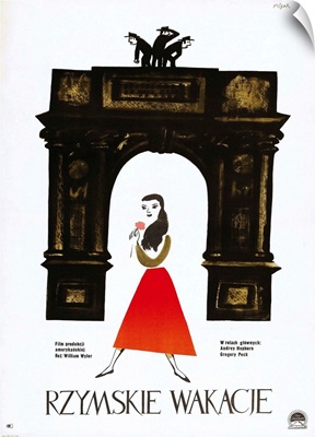 Roman Holiday, Polish Poster Art, 1953