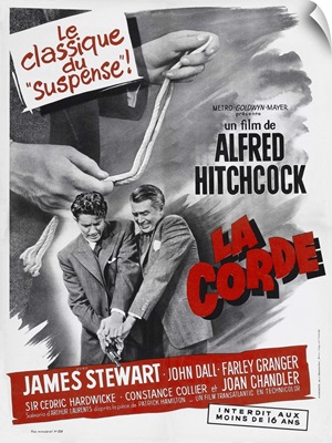 Rope - Vintage Movie Poster (French)