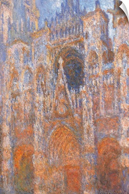 Rouen Cathedral, Full Sunlight Harmony in Blue, by Claude Monet, 1894. Musee d'Orsay