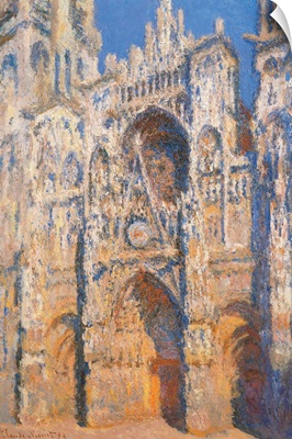 Rouen Cathedral, Morning Sun, Harmony in Blue, by Claude Monet, 1893. Musee d'Orsay