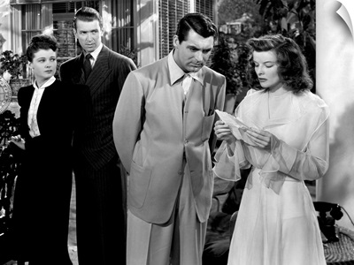 Ruth Hussey, James Stewart, Cary Grant, Katharine Hepburn, The Philadelphia Story