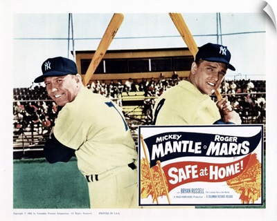 Safe At Home!, Mickey Mantle, Roger Maris, 1962