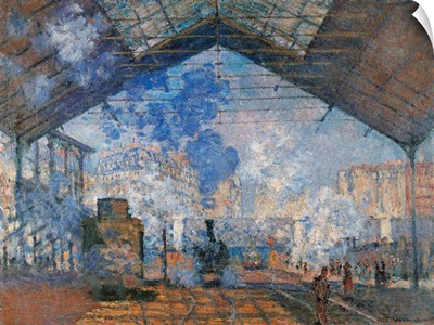 Saint Lazare Station, By Claude Monet, 1877. Musee D'Orsay, Paris, France
