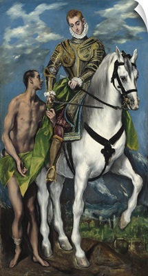Saint Martin and the Beggar, by El Greco, 1597-99