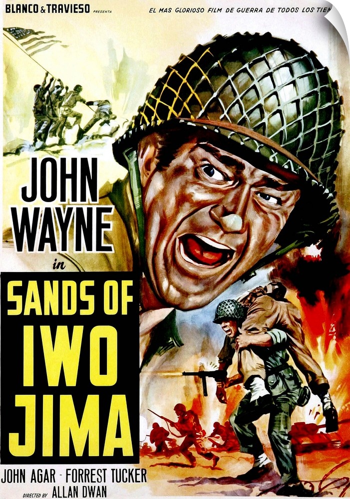 Sands Of Iwo Jima, John Wayne, 1949.
