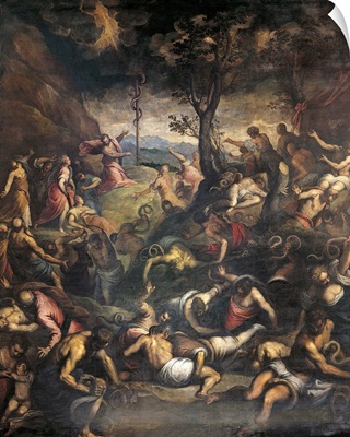 Scourge Of The Serpents, By Palma The Younger, C. 1595-1600. Venice, Italy