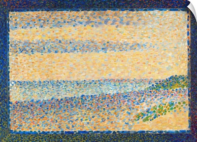 Seascape (Gravelines), by Georges Seurat, 1890