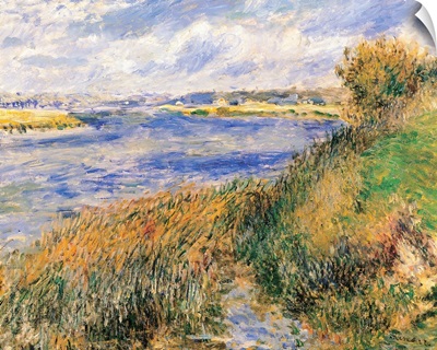 Seine at Champrosay, by Auguste Renoir, ca. 1876. Musee d'Orsay, Paris, France