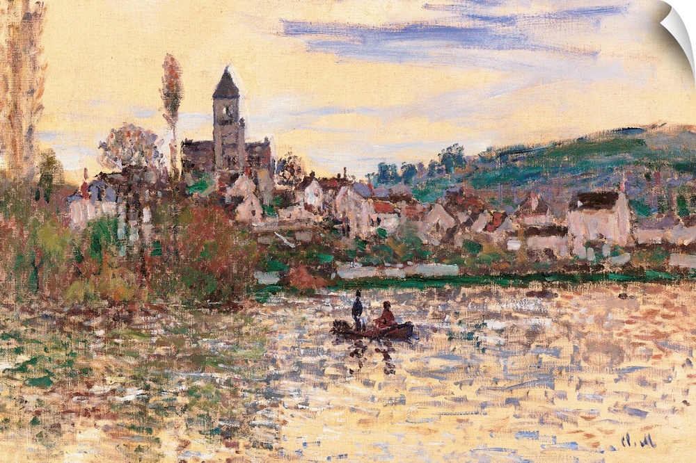 The Seine at Vtheuil, by Claude Monet, 1879 - 1880, 19th Century, oil on canvas, cm 43,5 x 70,5 - France, Ile de France, P...