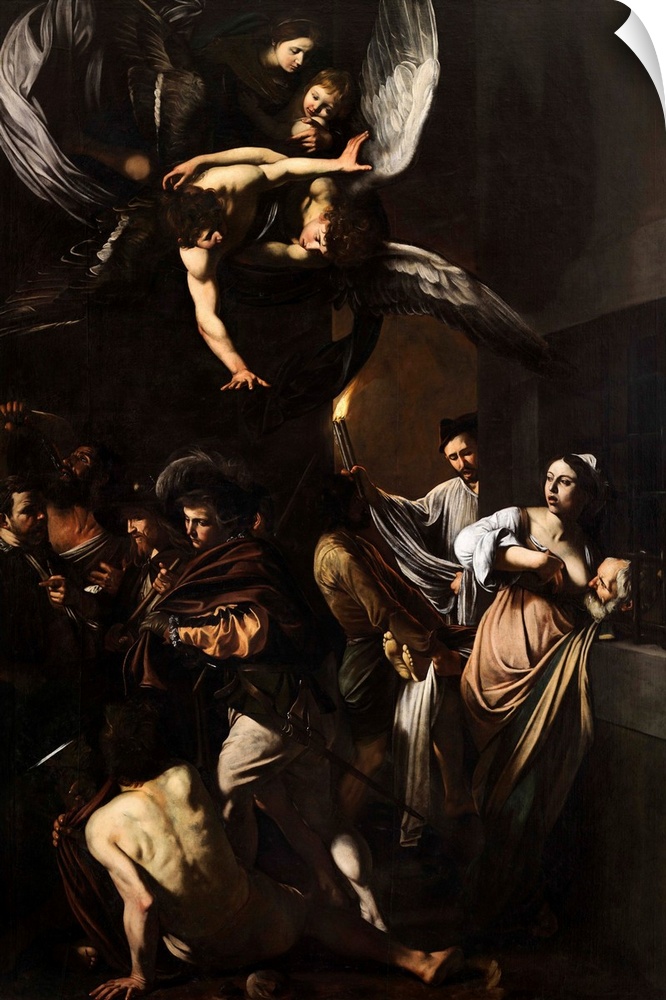 Seven Works of Mercy, by Merisi Michelangelo known as Caravaggio, 17th Century, 1606 -1607, oil on canvas, cm 390 x 260 - ...