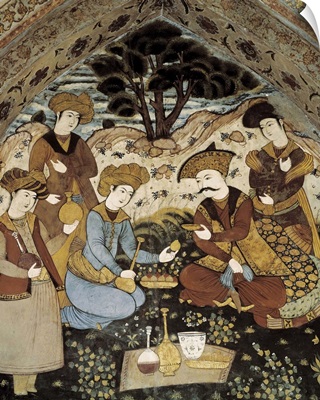 Shah Abbas I and the Court, Persian Art