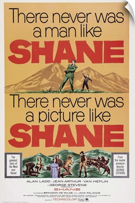 Shane, 1953, Poster