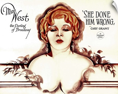 She Done Him Wrong - Vintage Movie Poster