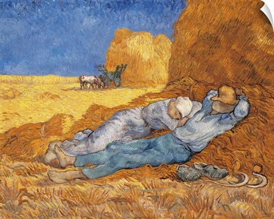 Siesta, by Vincent Van Gogh, ca. 1889-1890. Musee d'Orsay, Paris, France