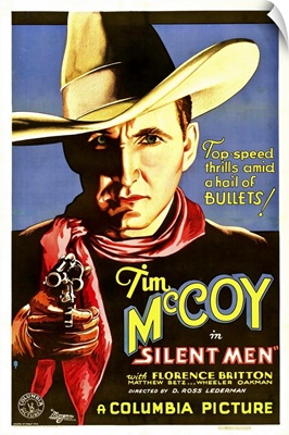 Silent Men - Vintage Movie Poster