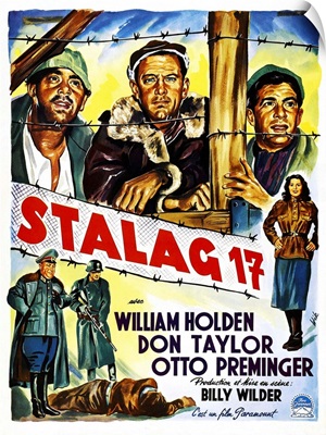 Stalag 17, Belgian Poster Art, 1953