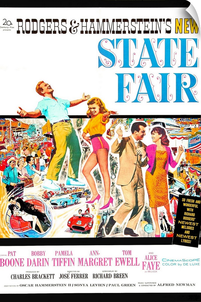 STATE FAIR, from left: Pat Boone, Ann-Margret, Bobby Darin, Pamela Tiffin, 1962, TM and Copyright ..20th Century Fox Film ...