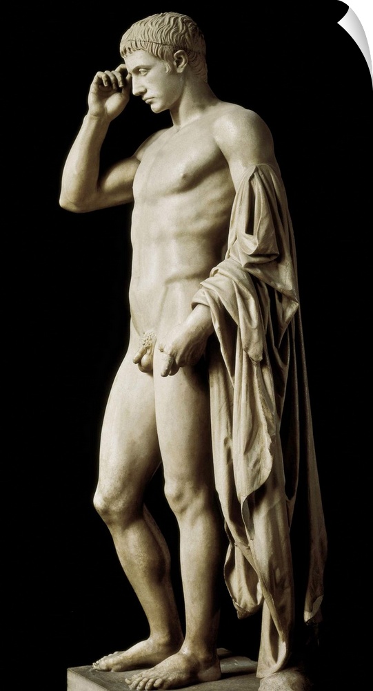Statue of Marcellus (Statue de Marcellus). 34 BC. Caesar's nephew. He expanded the Empire territories of the North East. W...