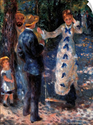 Swing, By Pierre-Auguste Renoir, 1876. Musee D'Orsay, Paris, France. Detail