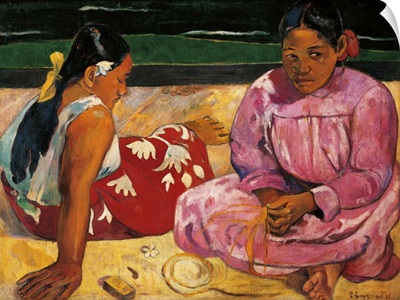 Tahitian Women, By Paul Gauguin, 1891. Musee D'Orsay, Paris, France