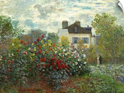 The Artist's Garden in Argenteuil, by Claude Monet, 1873