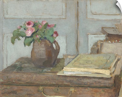 The Artist's Paint Box and Moss Roses, by Edouard Vuillard, 1898