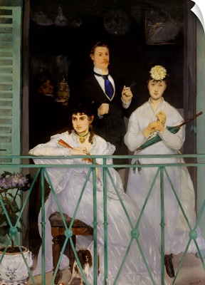 The Balcony, 1868-1869, Oil on canvas, By French Impressionist Edouard Manet