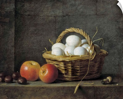 The Basket of Eggs by Henri Horace Roland de la Porte