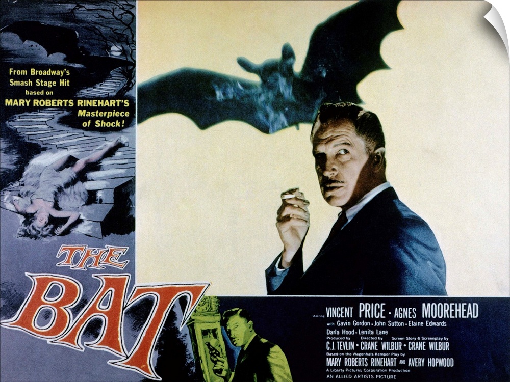 THE BAT, Vincent Price, 1959