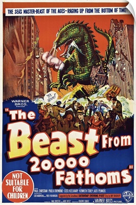 The Beast From 20,000 Fathoms - Vintage Movie Poster (Australian)